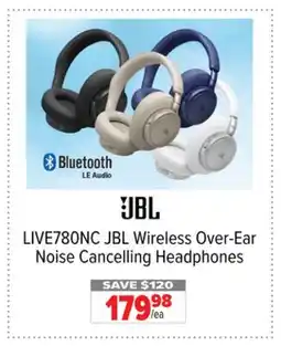2001 Audio Video LIVE780NC JBL Wireless Over-Ear Noise Cancelling Headphones offer