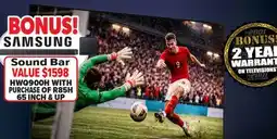 2001 Audio Video MRN55R85H - 55 4K MICRO RGB AI TV HDR+ offer