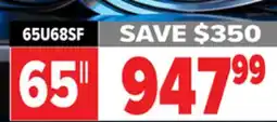 2001 Audio Video 65U68SF - 65 MINI-LED 144HZ 1200 NIT offer