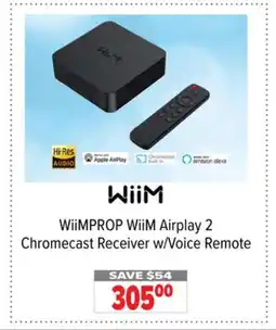 2001 Audio Video WiiMPROP WiiM Airplay 2 Chromecast Receiver w/Voice Remote offer