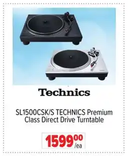 2001 Audio Video SL1500CSK/S TECHNICS Premium Class Direct Drive Turntable offer
