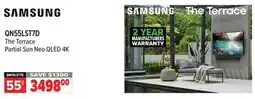 2001 Audio Video QN55LST7D 55 SAMSUNG The Terrace Partial Sun Neo QLED 4K offer