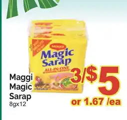 T&T Supermarket MAGGI MAGIC SARAP, 8gx12 offer