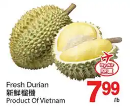 T&T Supermarket FRESH DURIAN offer