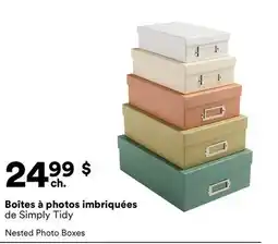 Michaels Boîtes à photos imbriquées de Simply Tidy offer