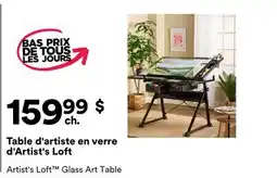 Michaels Table d'artiste en verre d'Artist's Loft offer