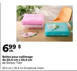 Michaels Boîtes pour collage de 30,4 cm x 30,4 cm de Simply Tidy offer