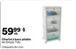 Michaels Chariot à bacs pliable offer