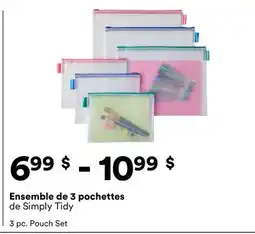 Michaels Ensemble de 3 pochettes de Simply Tidy offer