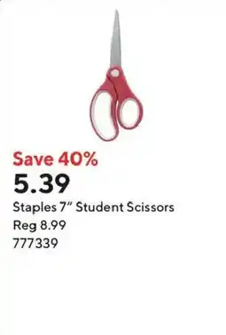 Staples Staples 7" Student Scissors offer