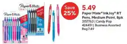 Staples Paper Mate InkJoy RT Pens offer