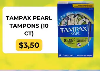 Tampax pearl tampons