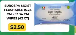 Dollarama Eurospa moist flushable wipes offer