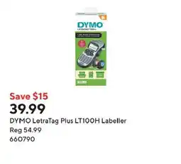 Staples Dymo letraTag plus lt100h labeller offer