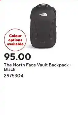 Staples The North Face Vault Backpack - Black offer