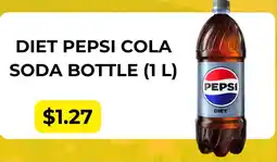 Dollarama Diet pepsi cola soda bottle offer