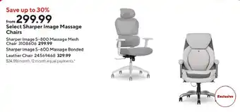 Sharper Image Massage Chairs