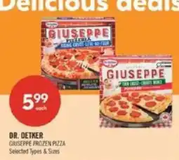Shoppers Drug Mart Dr. Oetker Giuseppe frozen pizza offer