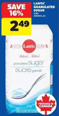 Real Canadian Superstore Lantic granulated sugar offer