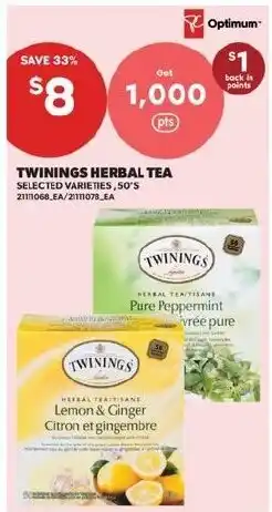 Real Canadian Superstore Twinings herbal tea offer