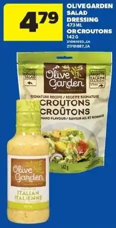 Real Canadian Superstore Olive Garden salad dressing offer