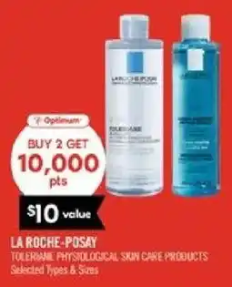 Shoppers Drug Mart La Roche-Posay toleriane physiological skin care products offer