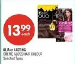 Shoppers Drug Mart Olia or Casting Crème Gloss Hair Colour offer