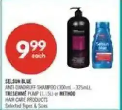 Shoppers Drug Mart Selsun Blue anti dandruff shampoo offer