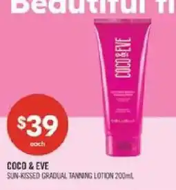 Shoppers Drug Mart Coco & Eve sun-kissed gradual tanning lotion offer