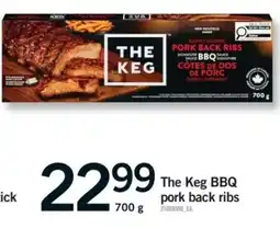 Fortinos The Keg bbq pork back ribs offer