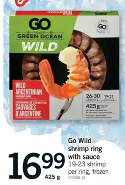 Fortinos Go wild shrimp ring offer