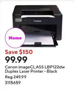 Staples Canon imageCLASS LBP122dw Duplex Laser Printer - Black offer