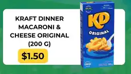 Dollarama Kraft dinner macaroni and cheese original offer