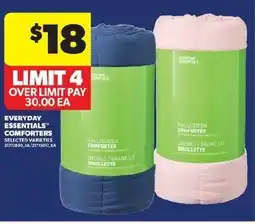 Real Canadian Superstore Everyday Essentials Comforters offer