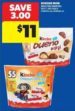 Real Canadian Superstore Kinder mini offer