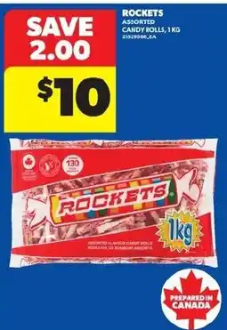 Real Canadian Superstore Rockets assorted candy rolls offer