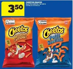 Real Canadian Superstore Cheetos snacks selected varieties offer