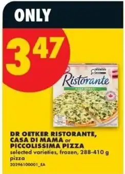 No Frills dr oetker ristorante, casa di mama or piccolissima pizza offer
