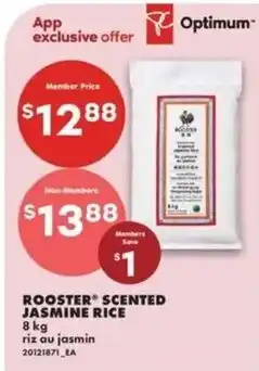 No Frills Rooster scented jasmine rice offer