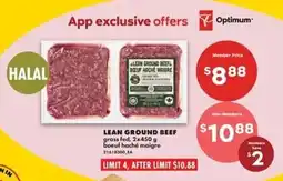 No Frills Optimum lean ground beef offer