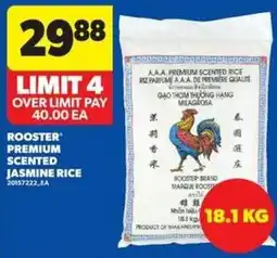 Real Canadian Superstore Rooster premium scented jasmine rice offer