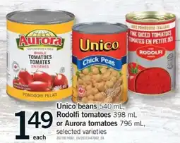 Fortinos Unico beans offer