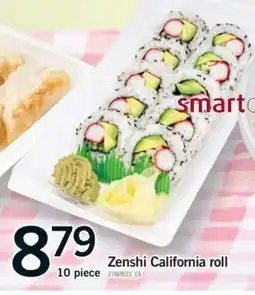 Fortinos Zenshi California roll offer
