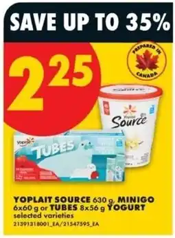 No Frills Yoplait source yogurt offer
