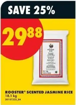 No Frills Rooster scented jasmine rice offer