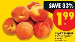 No Frills Yellow Peaches offer