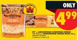 No Frills Armstrong shredded cheese offer