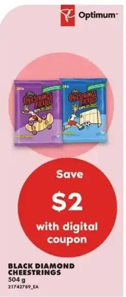 No Frills Black Diamond Cheestrings offer