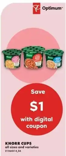 No Frills Knorr cups offer