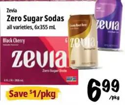 Farm Boy Zevia Zero Sugar Sodas offer